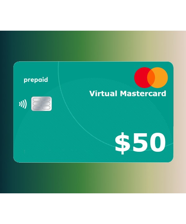 MyPaymentVault Virtual Mastercard USD 50 Key GLOBAL